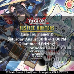 08/30 @ 1:00 pm Justice Hunters Case Event!